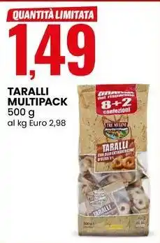 Eurospin Taralli multipack offerta