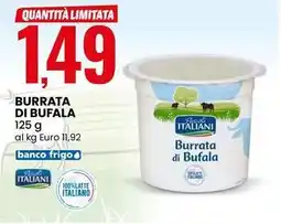Eurospin Burrata di bufala Pascoli ITALIANI offerta