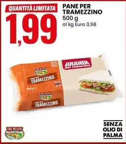 Eurospin Pane per tramezzino TRE MULINI offerta