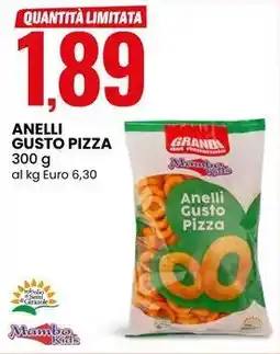 Eurospin Anelli gusto pizza Mambo Kids offerta