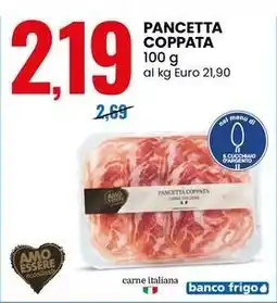 Eurospin Pancetta coppata AMO ESSERE eccellente offerta