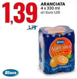 Eurospin Aranciata Blues offerta