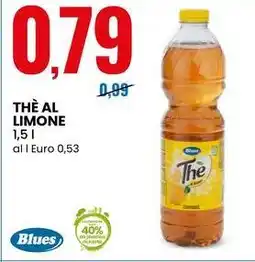 Eurospin Thè al limone Blues offerta