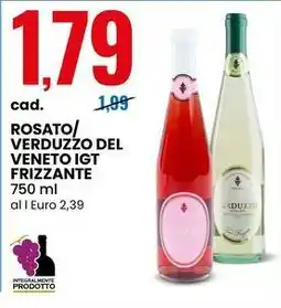 Eurospin Rosato/ verduzzo del veneto IGT frizzante offerta