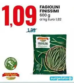 Eurospin Fagiolini finissimi Delizie Sole offerta