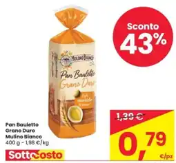 Eurospar Pan Bauletto Grano Duro Mulino Bianco offerta