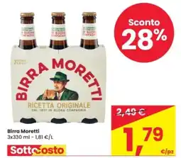 Eurospar Birra Moretti offerta