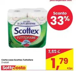 Eurospar Carta casa Scottex Tuttofare offerta