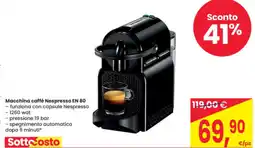 Eurospar Macchina caffè Nespresso EN 80 offerta