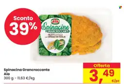 Eurospar Spinacina Grancroccante Aia offerta