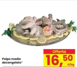 Eurospar Polpo medio decongelato offerta