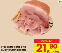 Eurospar Prosciutto cotto alta qualita Granbiscotto offerta