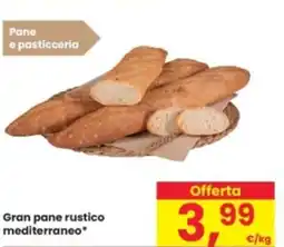 Eurospar Gran pane rustico mediterraneo offerta