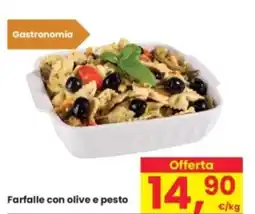 Eurospar Farfalle con olive e pesto offerta