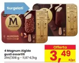 Eurospar 4 Magnum Algida gusti assortiti offerta