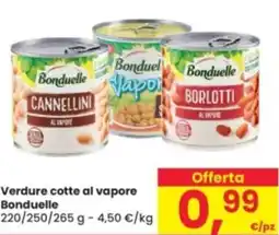 Eurospar Verdure cotte al vapore Bonduelle offerta