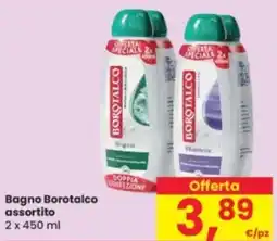 Eurospar Bagno Borotalco assortito offerta