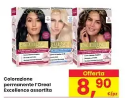Eurospar Colorazione permanente l'Oreal Excellence assortita offerta