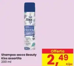 Eurospar Shampoo secco Beauty Kiss assortito offerta