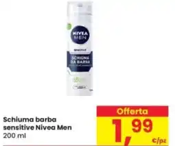 Eurospar Schiuma barba sensitive Nivea Men offerta