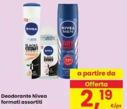 Eurospar Deodorante Nivea formati assortiti offerta