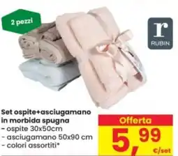 Set ospite+asciugamano r RUBIN
