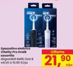Eurospar Spazzolino elettrico Vitality Pro OralB assortito offerta