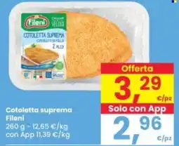 Eurospar Cotoletta suprema Fileni offerta