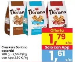 Eurospar Crackers Doriano assortiti offerta