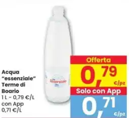 Eurospar Acqua "essenziale" Terme di Boario offerta