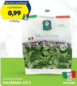 I colori del sapore valeriana