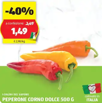 ALDI I colori del sapore peperone corno dolce offerta