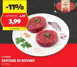 ALDI Il podere tartare di bovino offerta