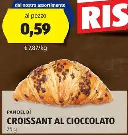 ALDI Pan del dì croissant al cioccolato offerta