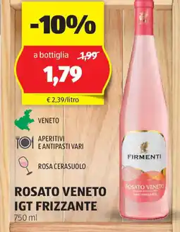 ALDI Rosato veneto igt frizzante offerta