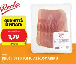 ALDI Recla prosciutto cotto al rosmarino offerta
