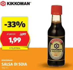 ALDI Kikkoman salsa di soia offerta