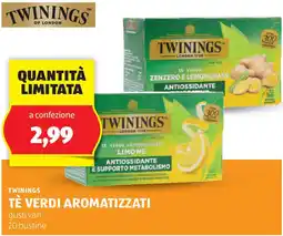 Twinings tè verdi aromatizzati