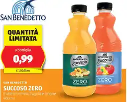 ALDI San benedetto succoso zero offerta