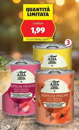 ALDI Asia green garden frutti tropicali gusti vari offerta