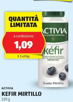 ALDI Activia kefir mirtillo offerta