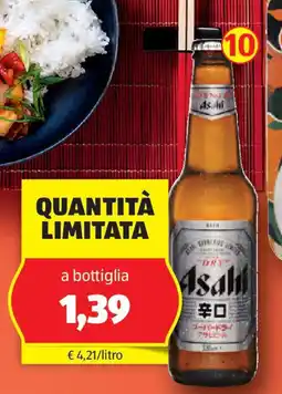 ALDI Asahi birra offerta