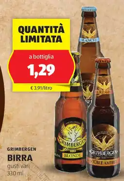 ALDI Grimbergen birra offerta