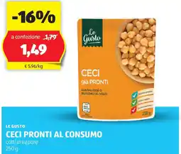 ALDI Le gusto ceci pronti al consumo offerta