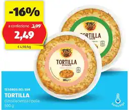 ALDI Tesoro del Sur TORTILLA offerta