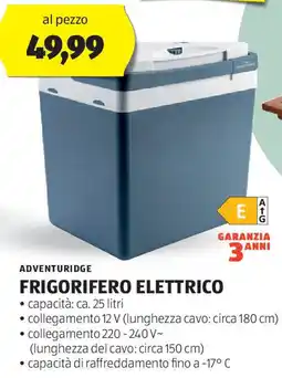 ALDI Adventuridge frigorifero elettrico offerta