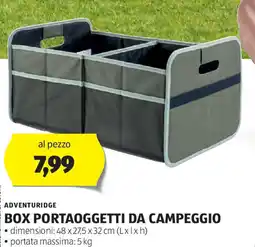 ALDI Adventuridge box portaoggetti da campeggio offerta