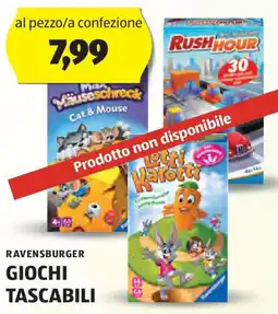 ALDI Ravensburger giochi tascabili offerta