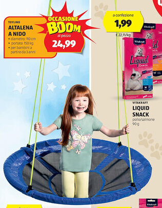 ALDI Toylino altalena a nido offerta