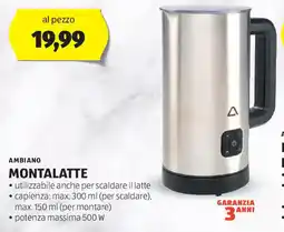 ALDI Ambiano montalatte offerta